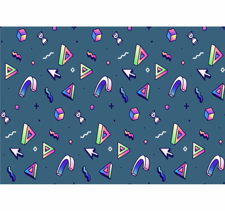 Aşk duvar resim geometrik Şekil keşfi - TenStickers
