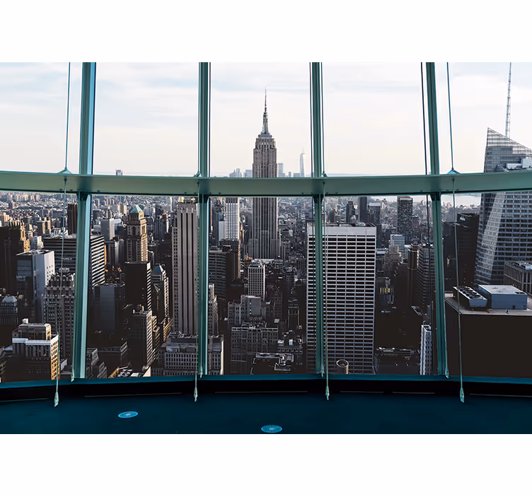 New york duvar resmi - empire state manzarası - TenStickers