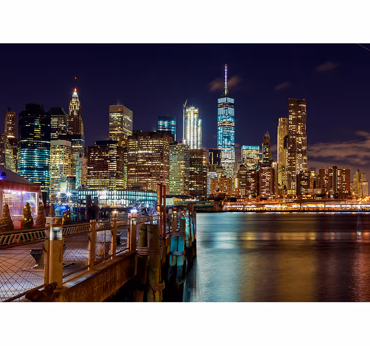 Doğu nehri new york duvar resmi - TenStickers