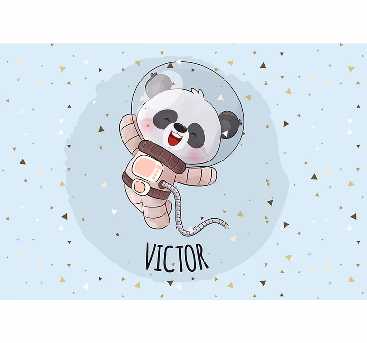 çocuk için sevimli panda çocuk odası duvar resmi - TenStickers