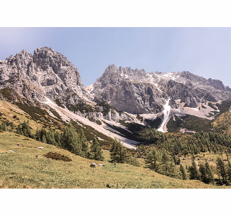 Manzara duvar resim alpin sakinliği - TenStickers