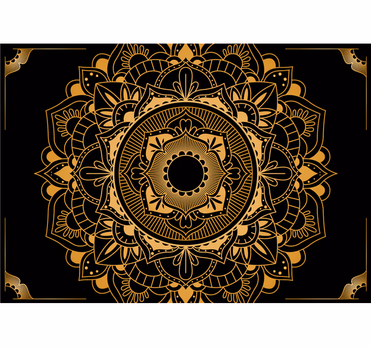 Mandala duvar resim - Şık mandala tasarımı - TenStickers