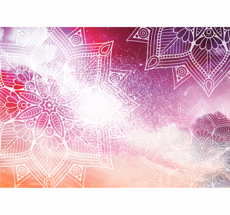 Mandala duvar resim - detaylı mandala motifleri - TenStickers