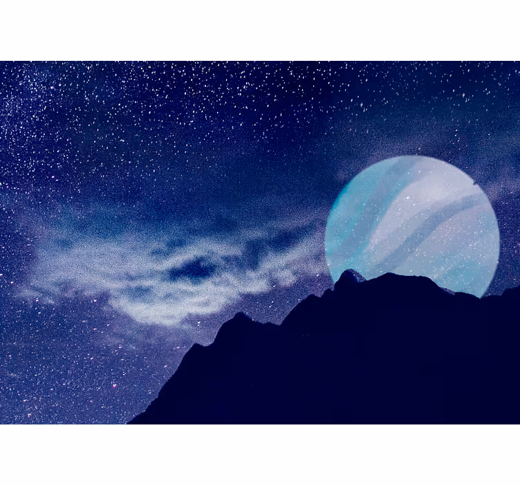 Uzay duvar resmi celestial gece gökyüzü - TenStickers