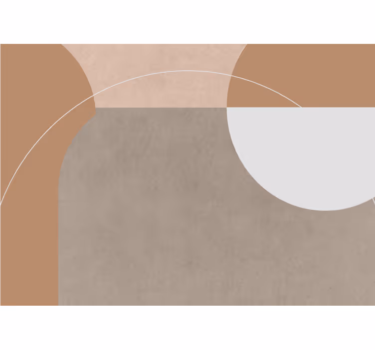 Modern duvar resim geometrik Şekil kompozisyonu - TenStickers