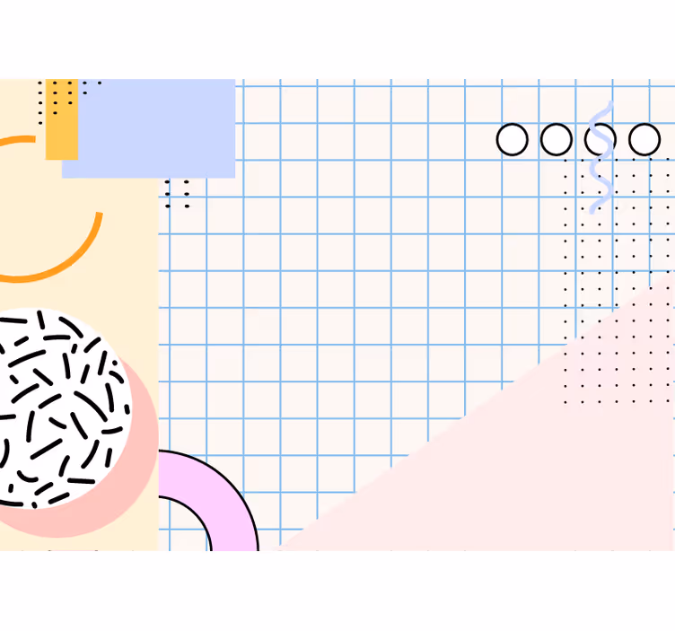 Soyut duvar resim geometrik Şekiller yapısı - TenStickers
