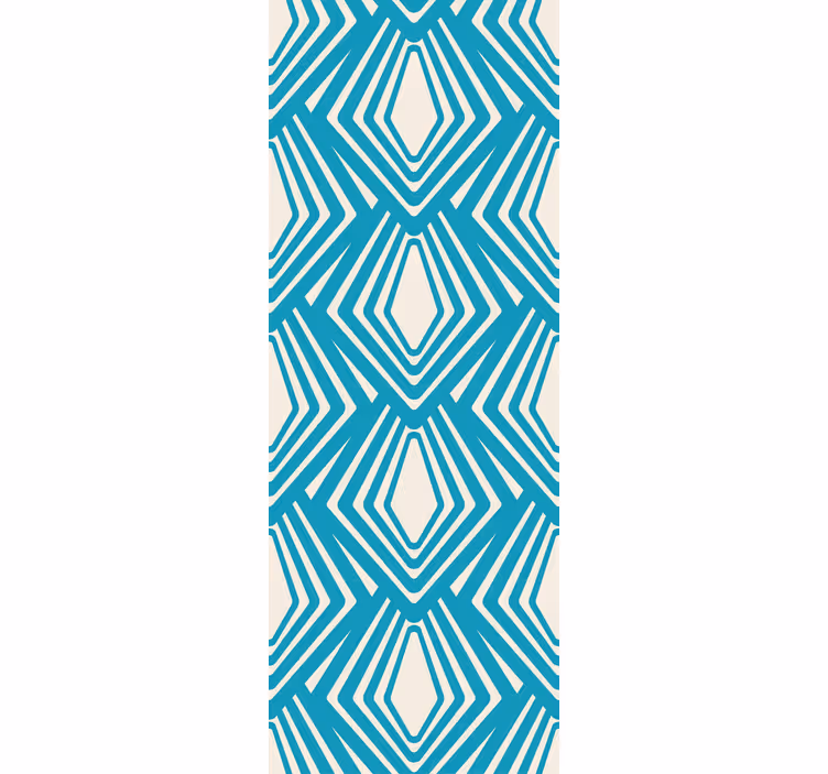 Doku ve desen duvar resim geometrik elmas deseni - TenStickers