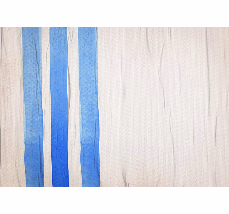 Doku ve desen duvar resim mavi Çizgili desen - TenStickers