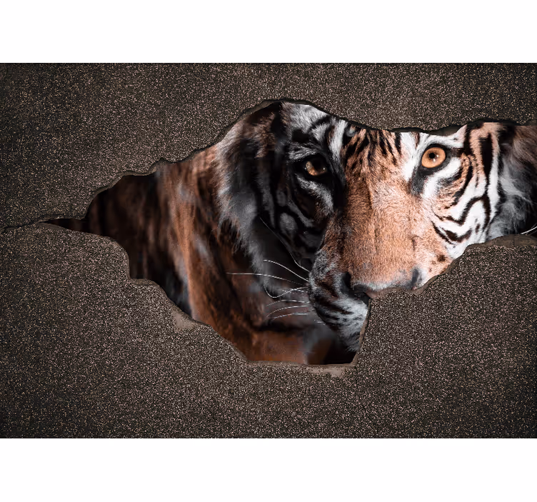 3d kaplan duvar kağıdı - TenStickers