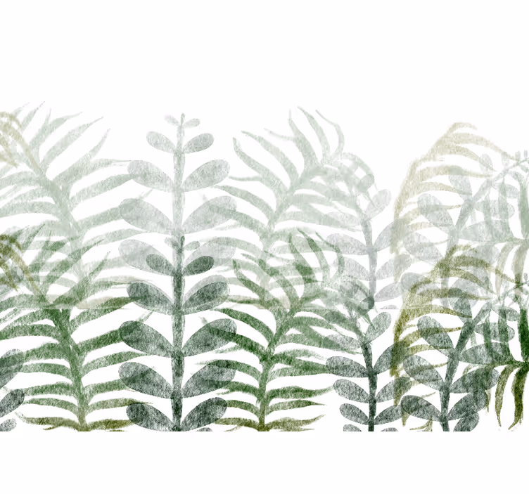 Doğa duvar resim foliage deseni - TenStickers