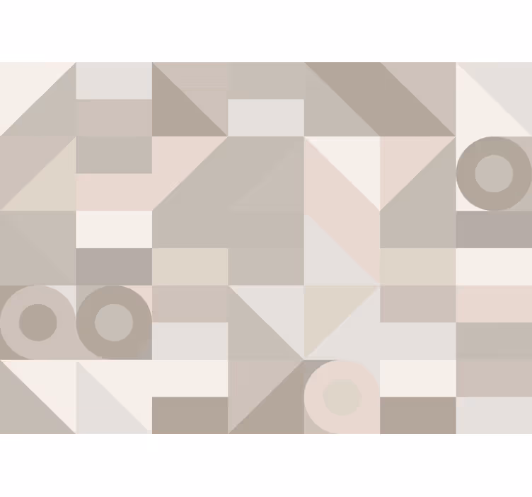 Doku ve desen duvar resim geometrik desenli Şekiller - TenStickers