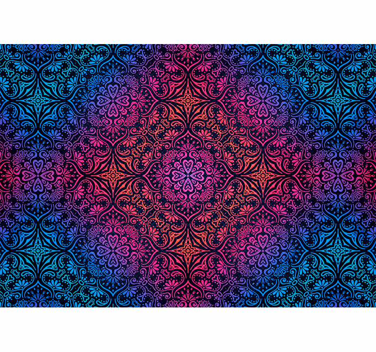 Bohem mandala mantra zen duvar kağıdı - TenStickers