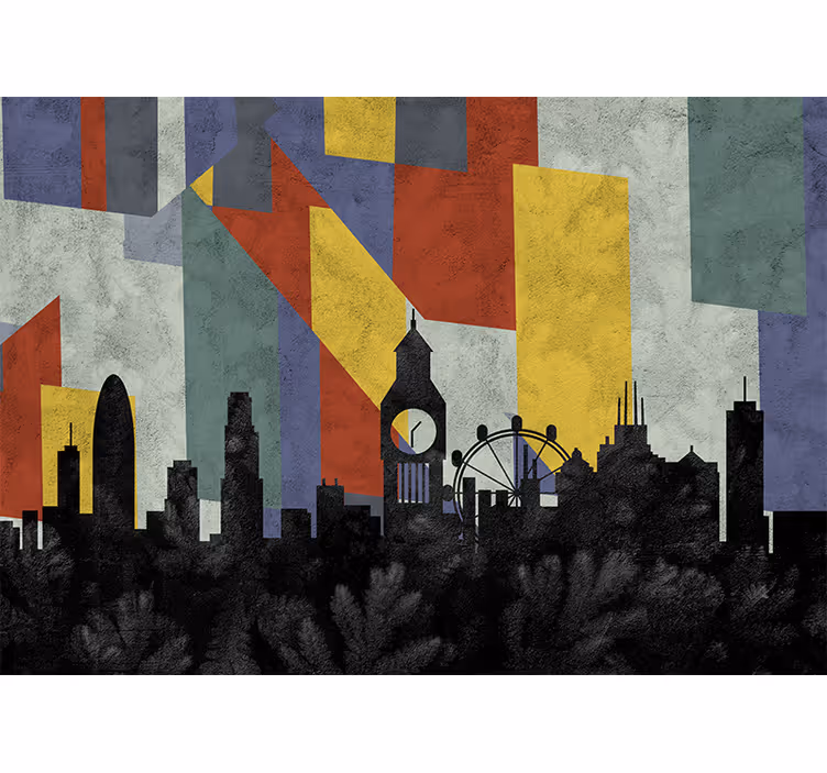 Eski londra şehri londra duvar resmi - TenStickers
