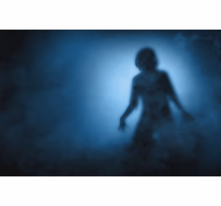 Zombi siluet duvar resmi - TenStickers