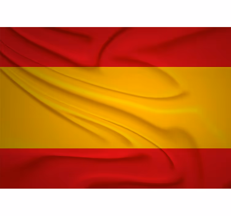 İspanyol bayrağı şehirler ve ülkeler duvar halısı - TenStickers