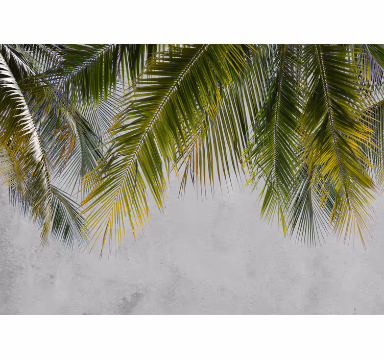 Palm Yaprakları Asılı oturma odası duvar halısı - TenStickers