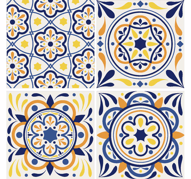 Portekiz karo baskı altlığı - TenStickers