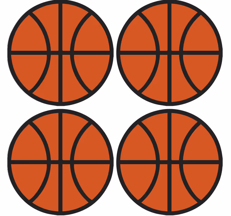 Basketbol modern treni - TenStickers