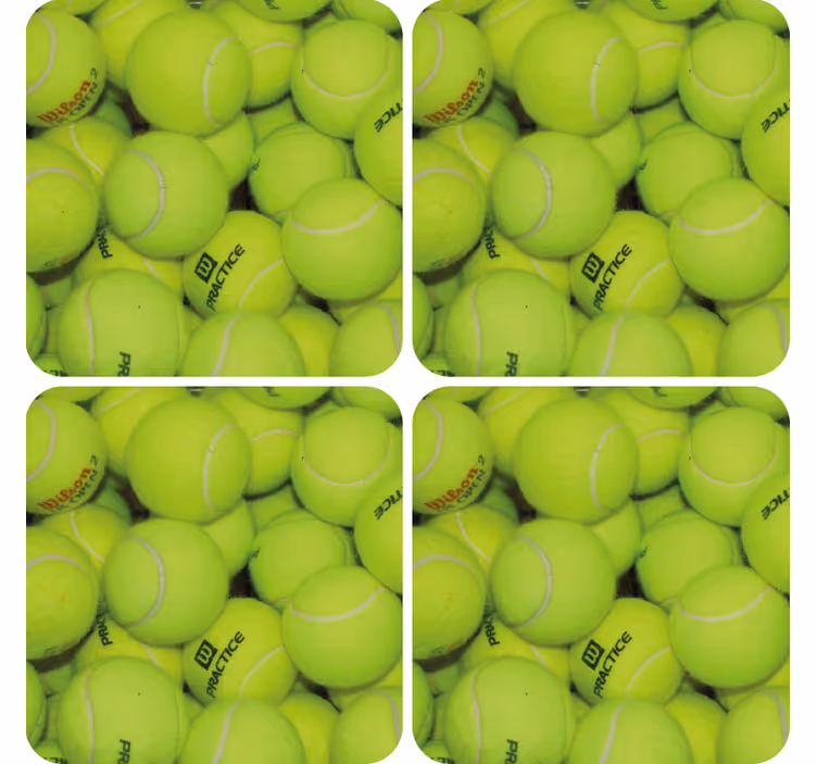 Harika tenis topları treni - TenStickers
