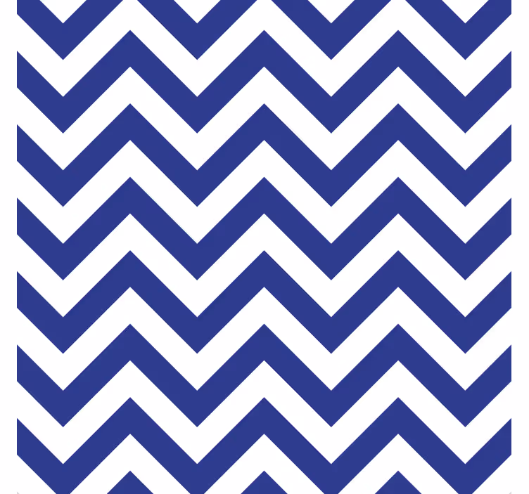 Mavi zig zag desen doku coaster - TenStickers