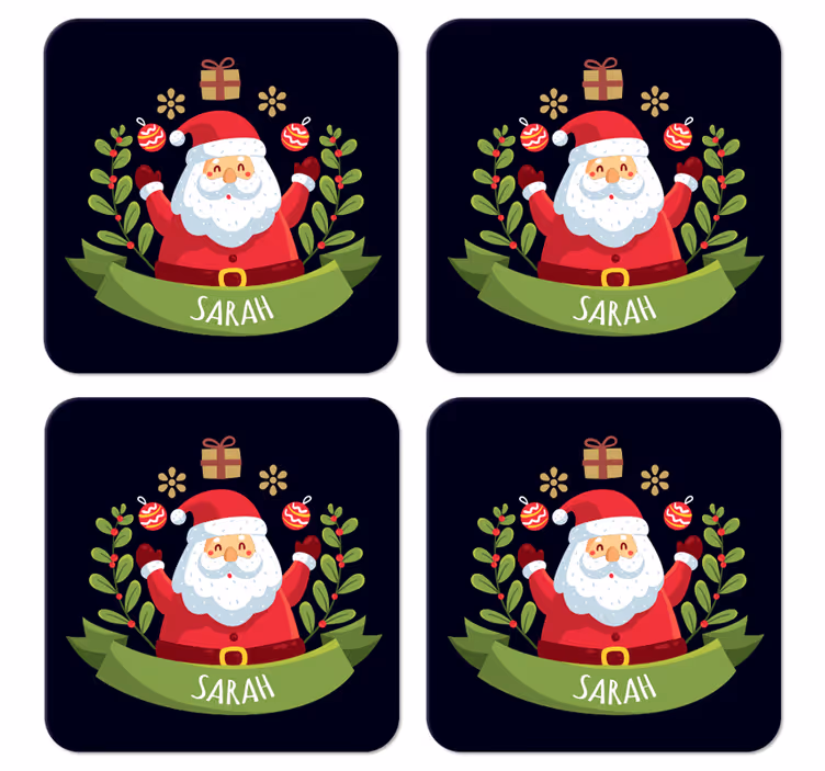 Noel baba adı ile noel treni - TenStickers