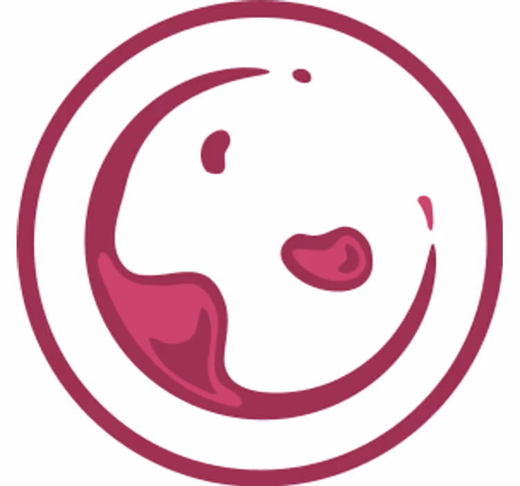 Bira bardak altlığı eğlenceli Şarap sıçraması - TenStickers