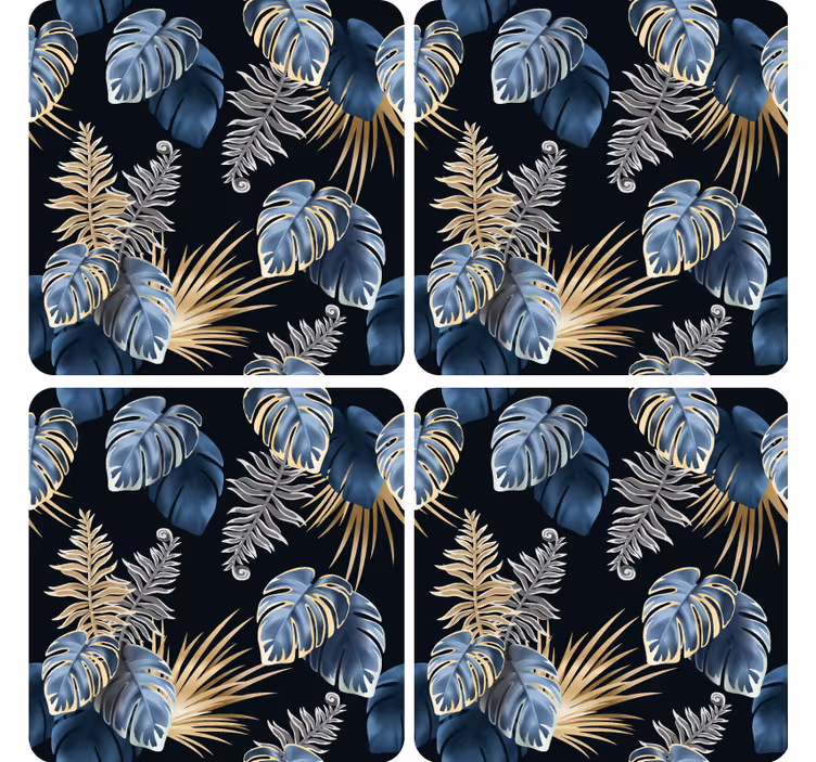Lush tropical foliage bardak altlığı - TenStickers