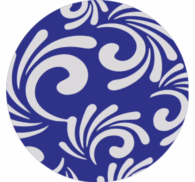 Bardak altlığı dönme deseni motifi - TenStickers