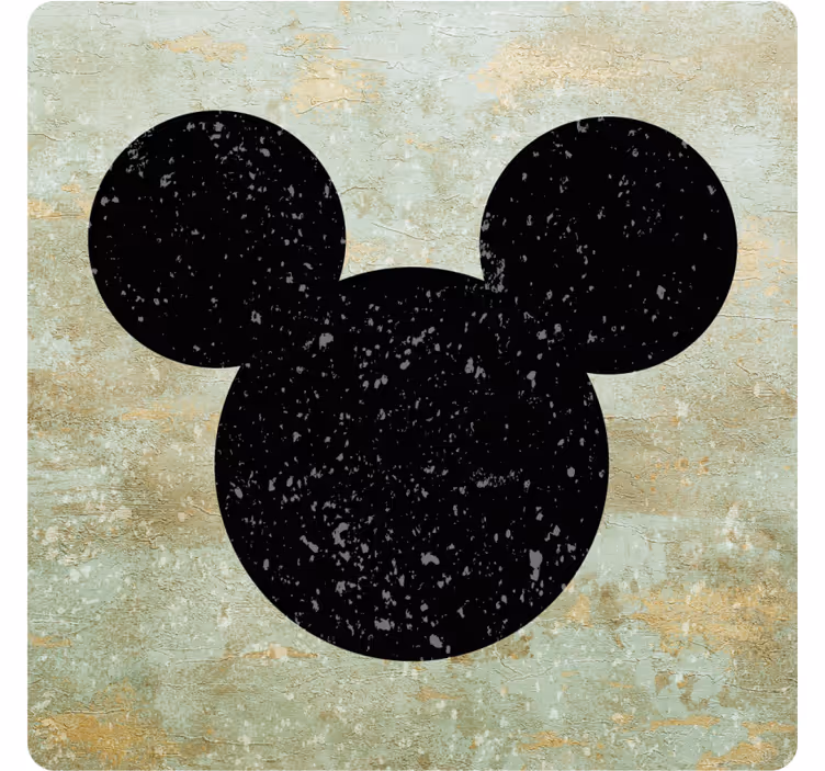 Vintage mickey mouse altlığı - TenStickers