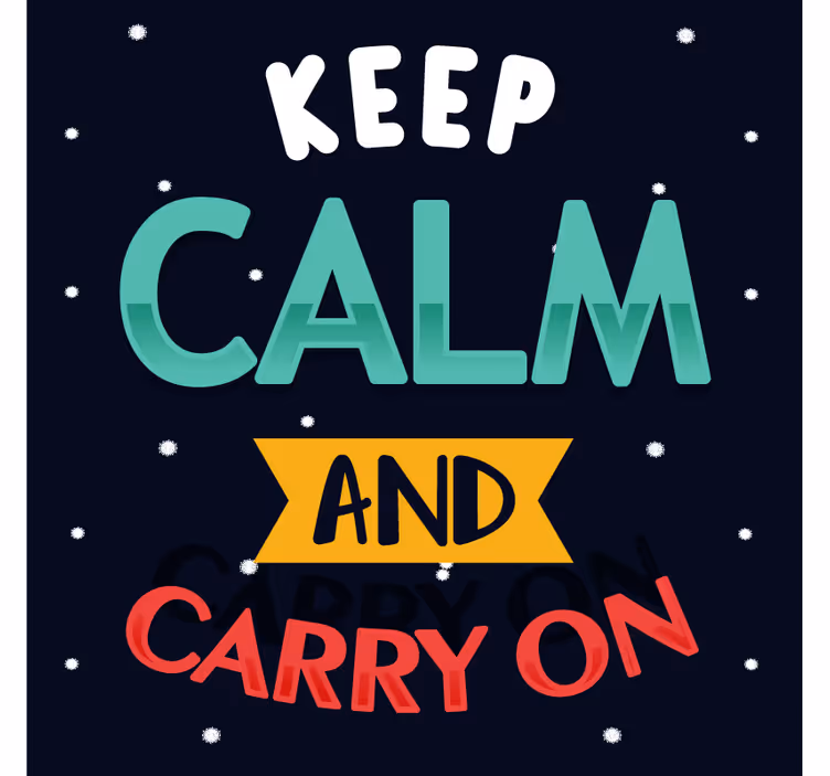 Cümle bardak altlığı motivasyonel söz tipografisi - TenStickers