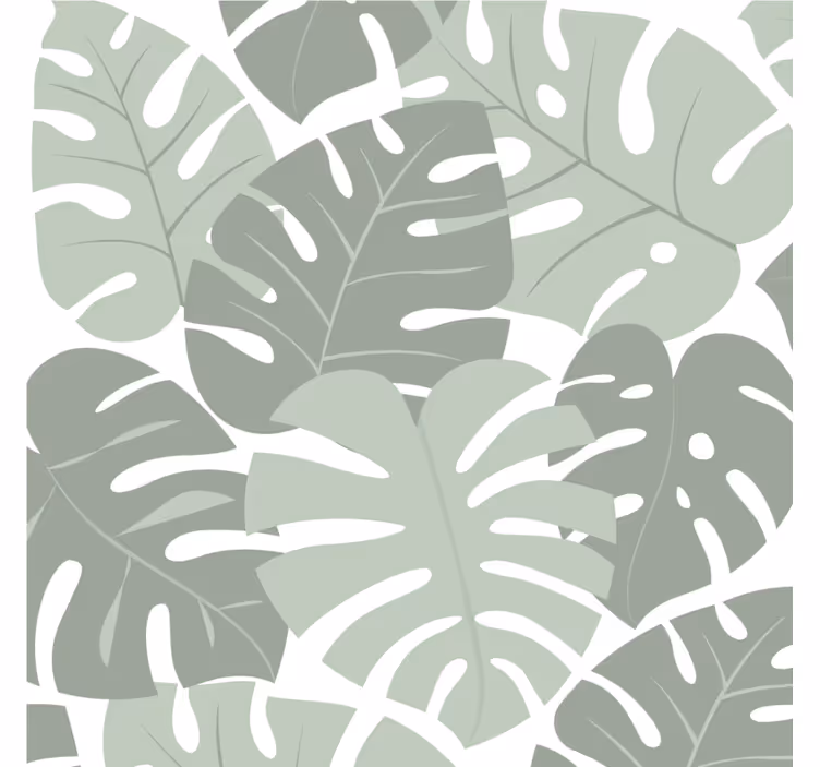 Bardak altlığı monstera yaprak desenleri - TenStickers