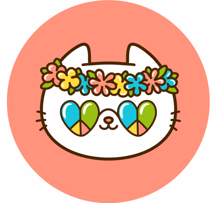 Maxwell ve williams tarzı kedi geek bardak altlıkları - TenStickers