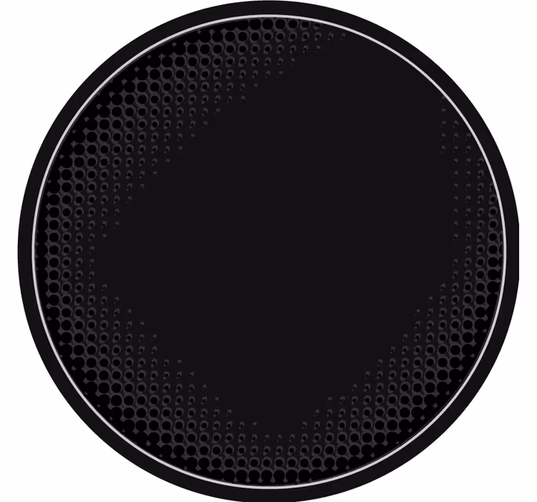 çerçeve ile siyah vintage coaster - TenStickers