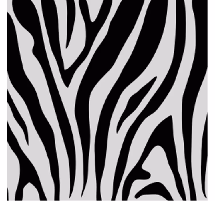 Bardak altlığı zebra Şerit deseni - TenStickers