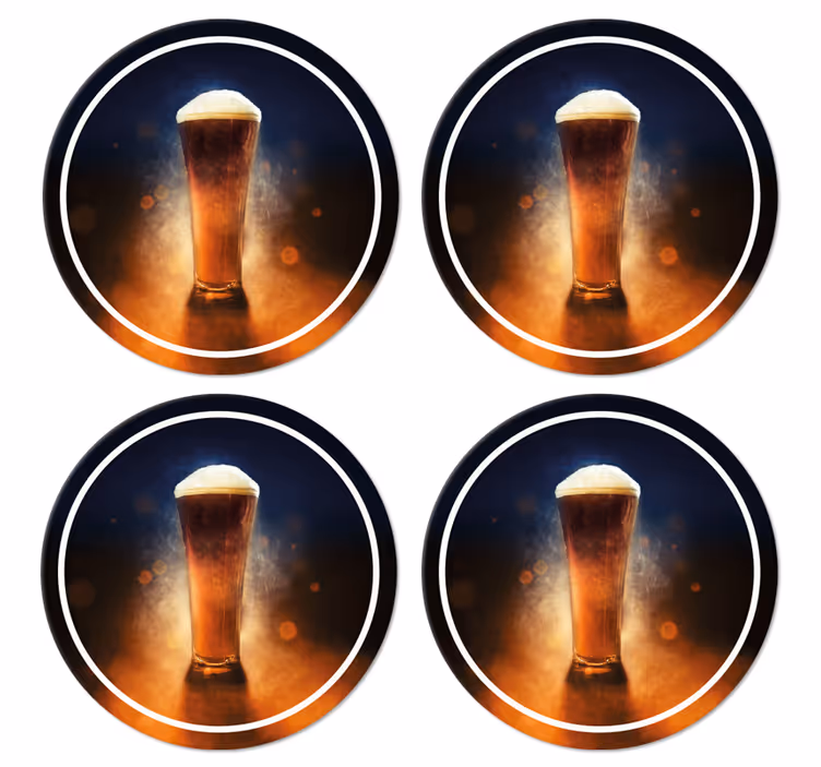 Taze bira tasarımı bira paspasları - TenStickers