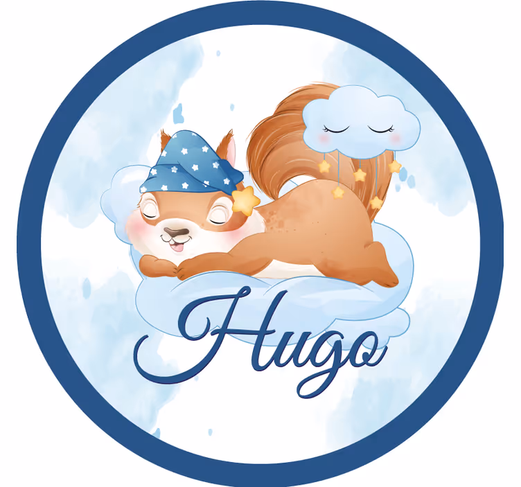 Ucube bardak altlığı sincap rahatlayan rüya - TenStickers