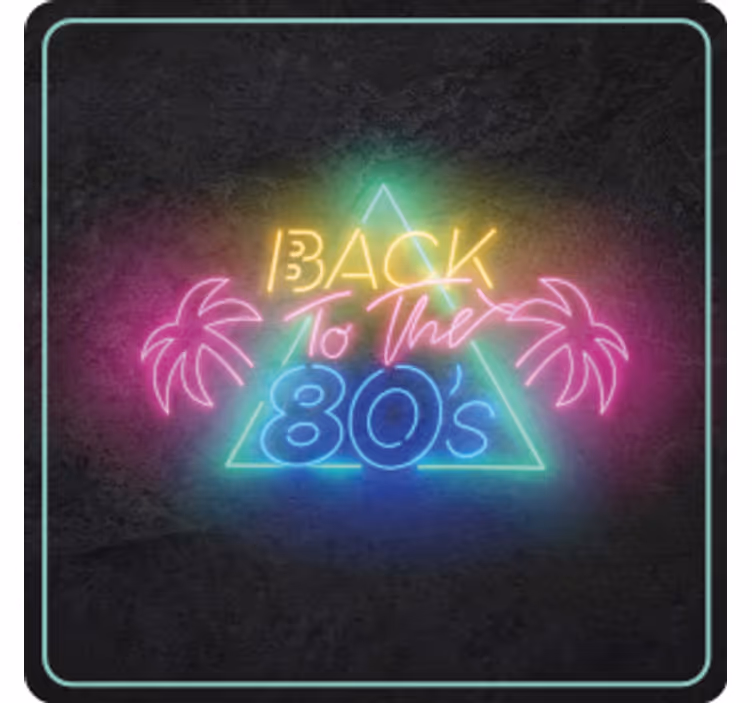 80'lerin logo metin altlıklarına geri dön - TenStickers