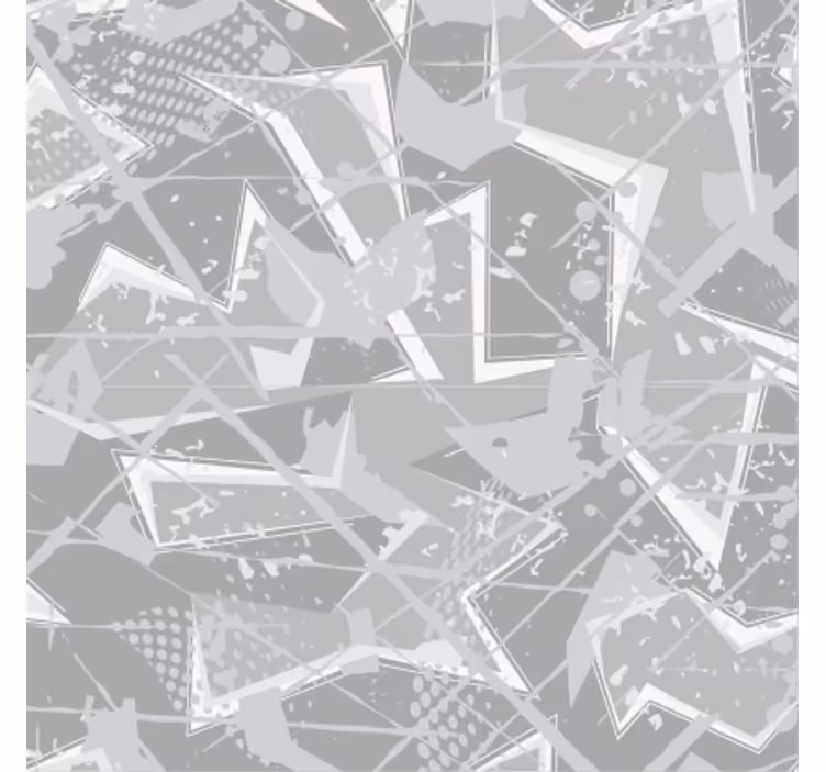 Bardak altlığı soyut geometrik desen - TenStickers