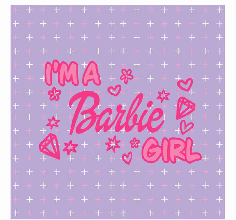 Eğlenceli pembe söz cümle bardak altlığı - TenStickers