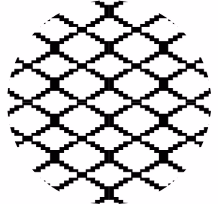 Bardak altlığı geometrik desen kaplama - TenStickers