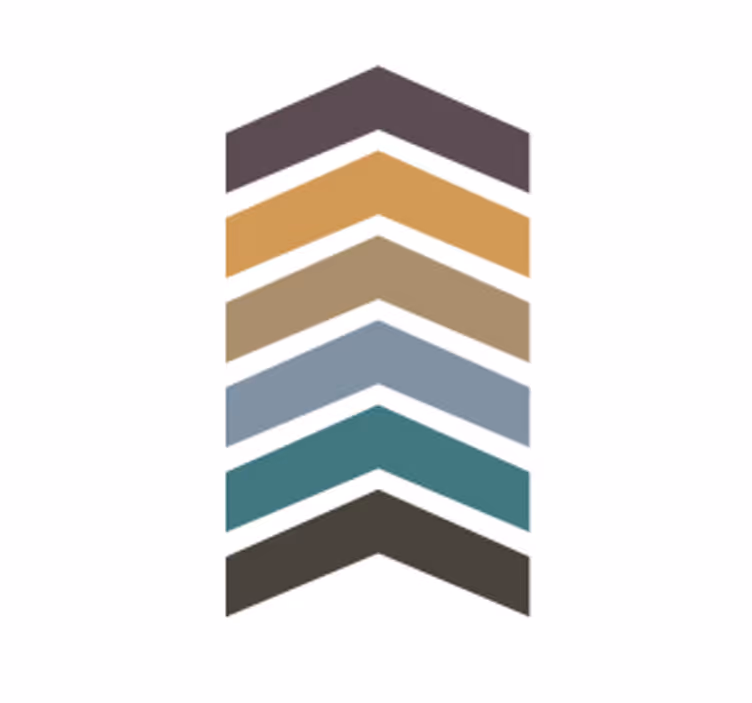 Toprak renkleri ok nordic tasarım modern coaster - TenStickers