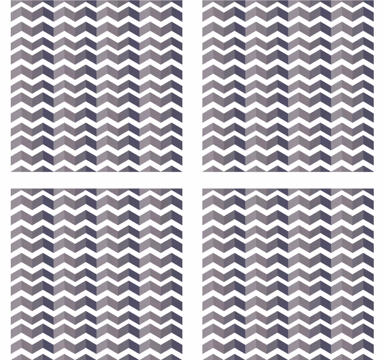 Bardak altlığı chevron desen motifi - TenStickers