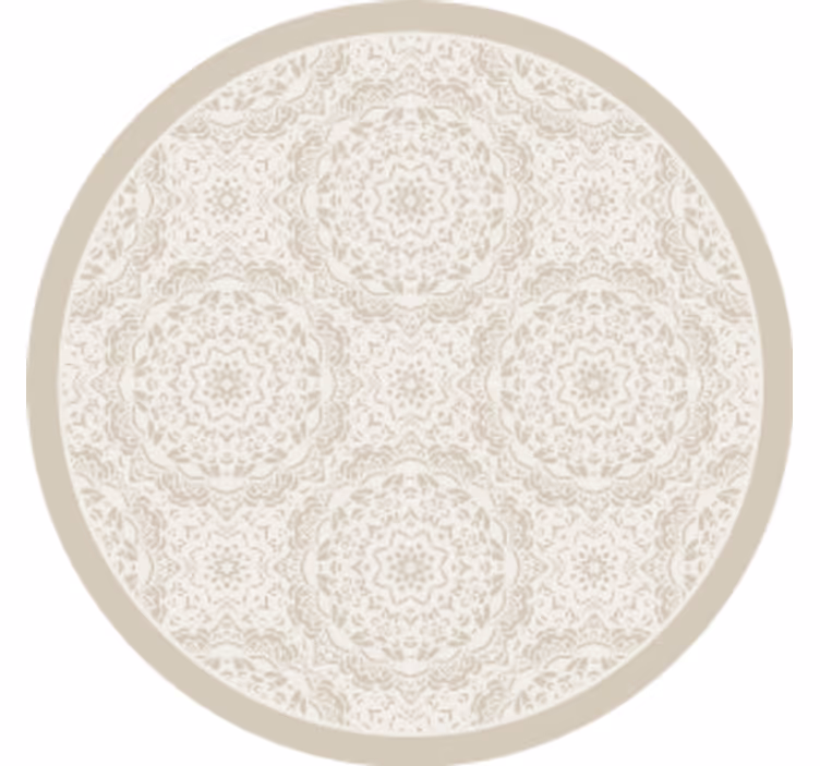 Bardak altlığı - karmaşık desenli yuvarlak yüzey - TenStickers