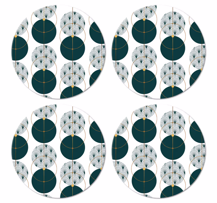 Sihir tarzı geo art modern coaster - TenStickers