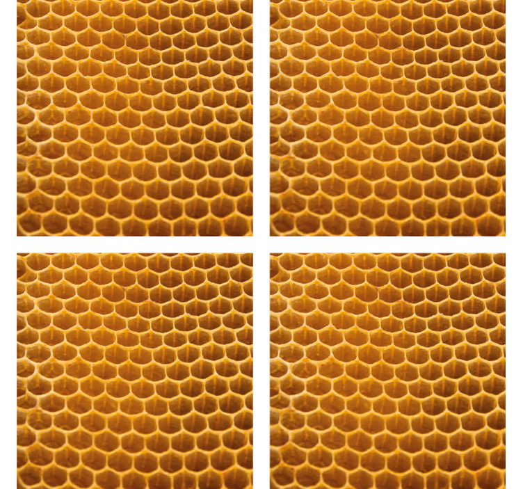 Petek altıgenler doku altlığı - TenStickers