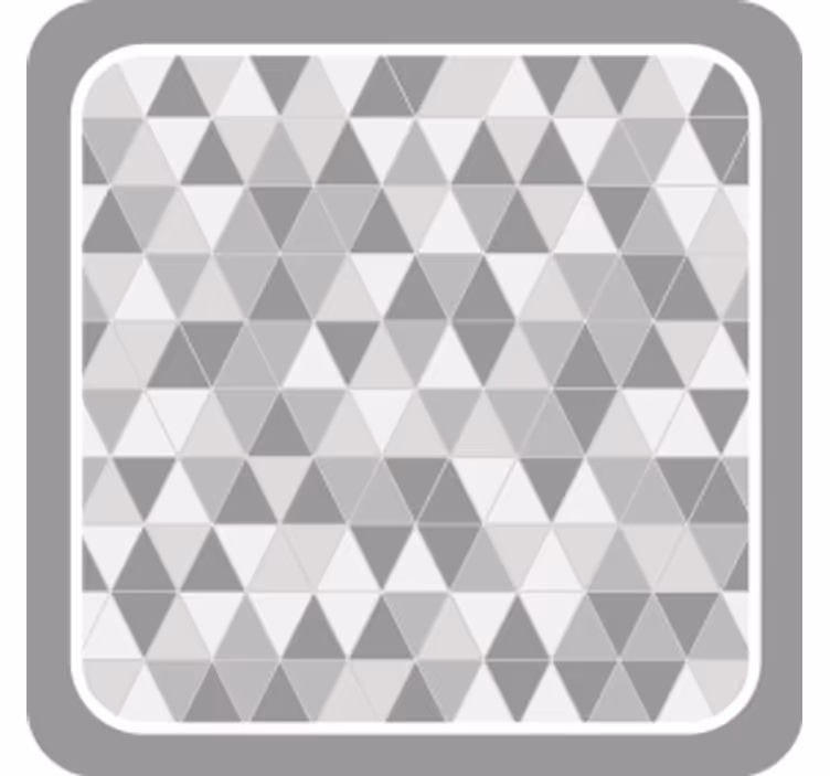 Bardak altlığı geometrik Üçgen deseni - TenStickers