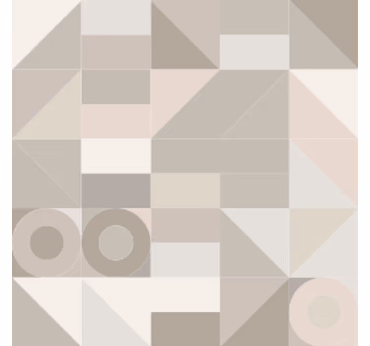 Bardak altlığı geometrik nötr desenler - TenStickers