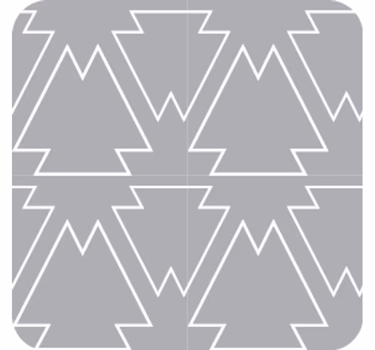 Bardak altlığı açılı ağaç motifi - TenStickers