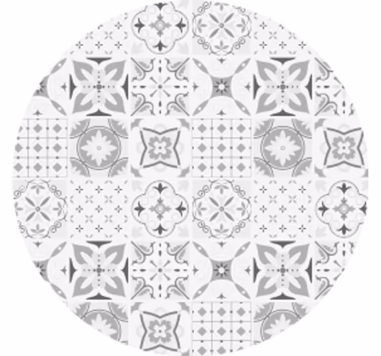 Bardak altlığı geometrik Çiçek düzeni - TenStickers