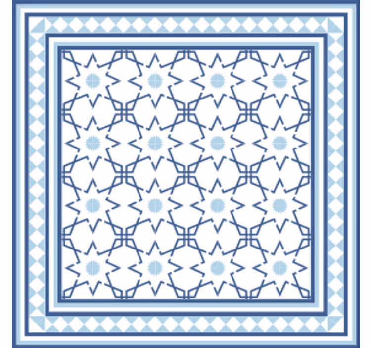 Bardak altlığı geometrik Şekil motifi - TenStickers